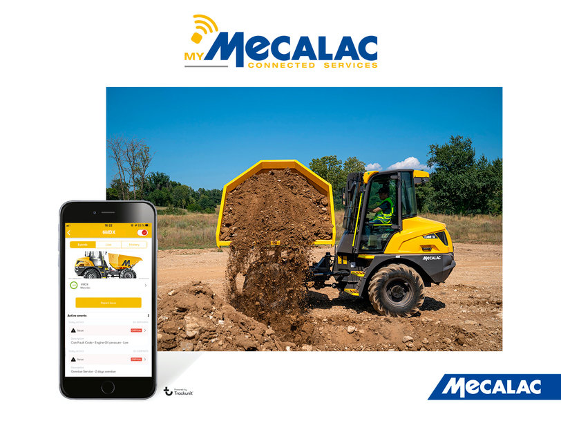 SISTEMA TELEMATICO MYMECALAC CONNECTED SERVICES ORA DISPONIBILE PER I DUMPER